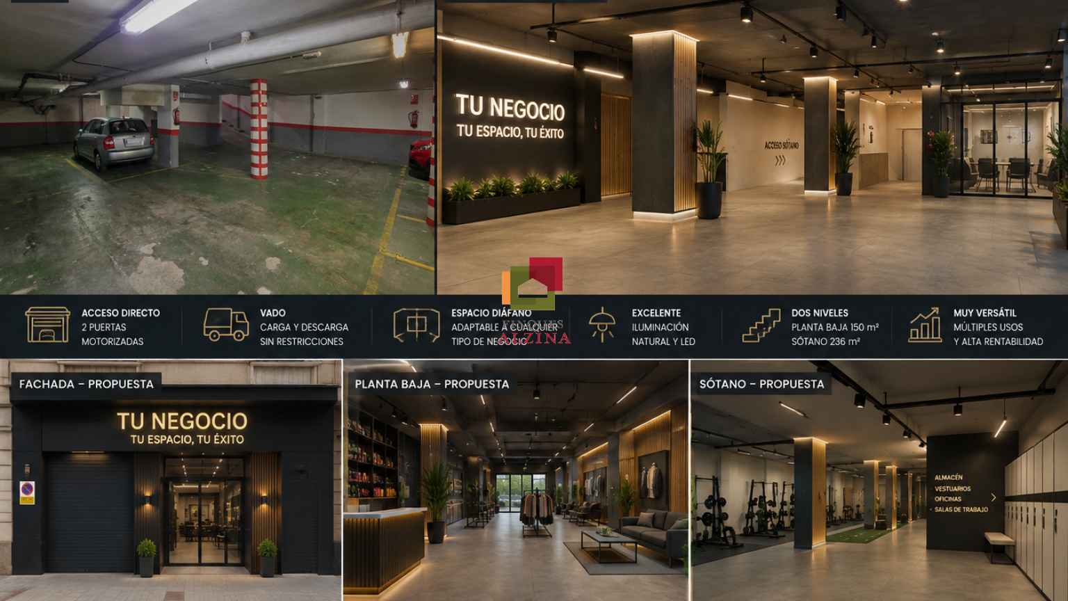 LOCAL DE 386 m² EN VENDA A COLLBLANC – GARATGE EN FUNCIONAMENT AMB GUAL